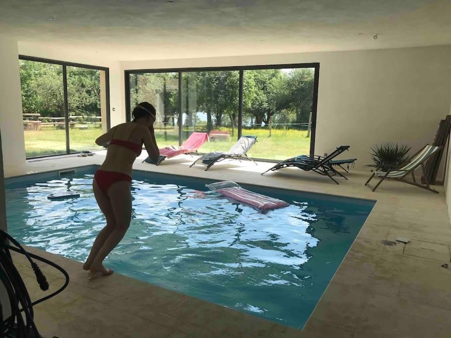 Gite A La Campagne Au Bord D'Un Lac 8 Personnes Saint-Quentin-sur-Charente Extérieur photo